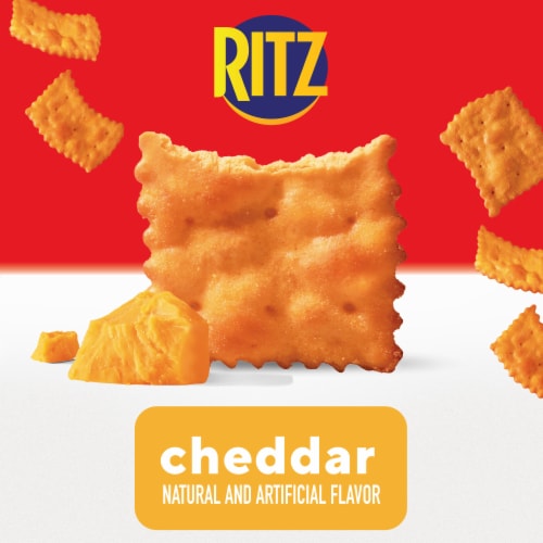 RITZ Toasted Chips Cheddar Crackers Perspective: right