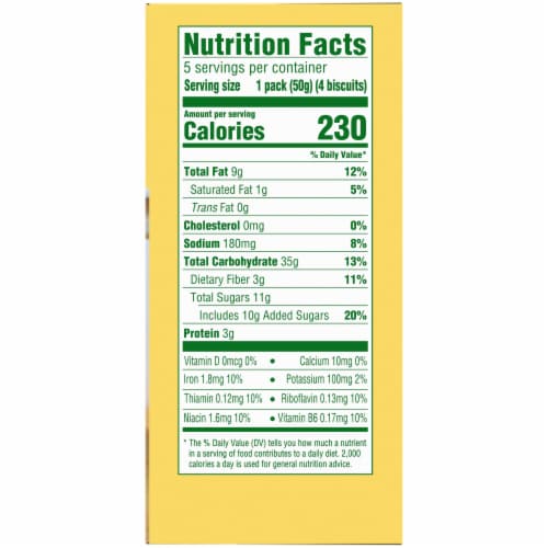 belVita Vanilla Oat Breakfast Biscuits Perspective: right