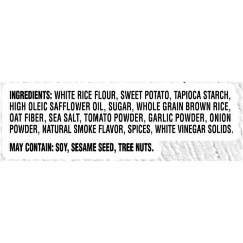 Good Thins Barbecue Rice & Sweet Potato Snacks Gluten Free Crackers Perspective: right
