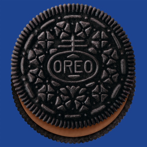Oreo Chocolate Hazelnut Creme Chocolate Sandwich Cookies Family Size Perspective: right