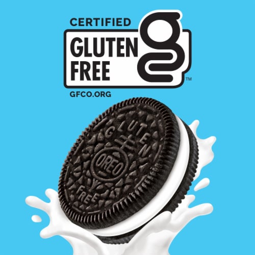 Oreo Double Stuf Gluten Free Chocolate Sandwich Cookies Perspective: right