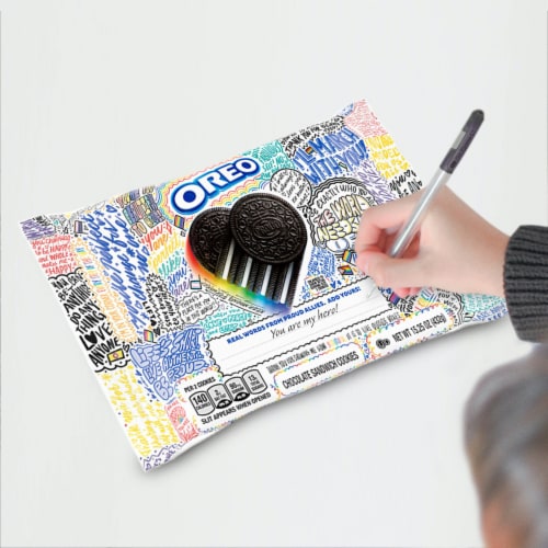 Oreo Pride Chocolate Sandwich Cookies Limited Edition Perspective: right