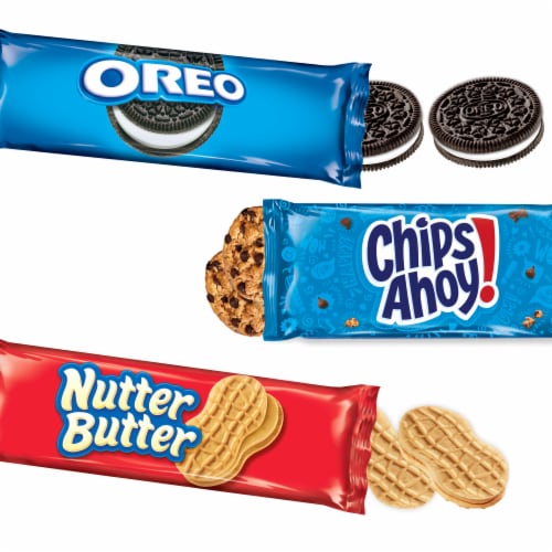 OREO CHIPS AHOY! and NUTTER BUTTER Cookies Variety Pack Perspective: right