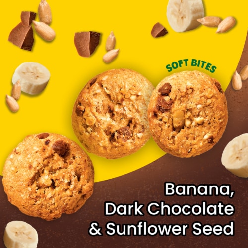 belVita Energy Bites Banana Dark Chocolate and Sunflower Seed Perspective: right