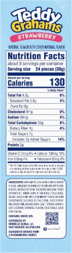 TEDDY GRAHAMS Strawberry Flavor Cookies Perspective: right