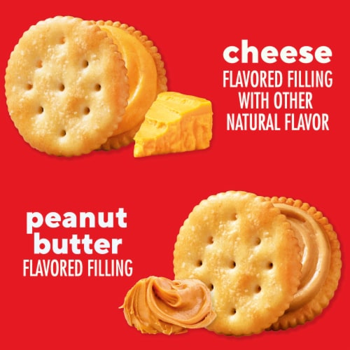 RITZ Peanut Butter and Cheese Sandwich Crackers Variety Pack Perspective: right