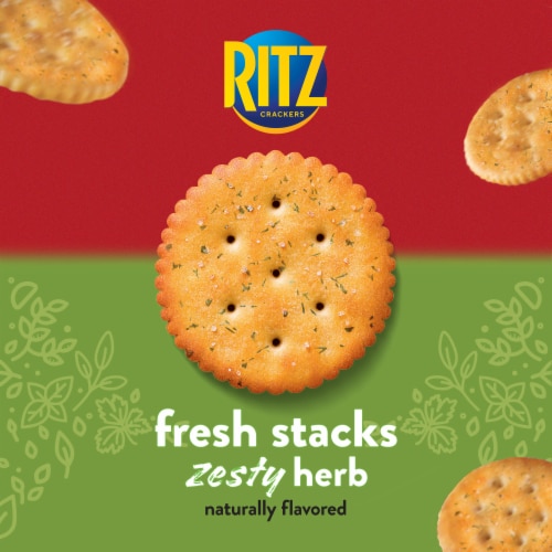 RITZ Fresh Stacks Zesty Herb Crackers Perspective: right