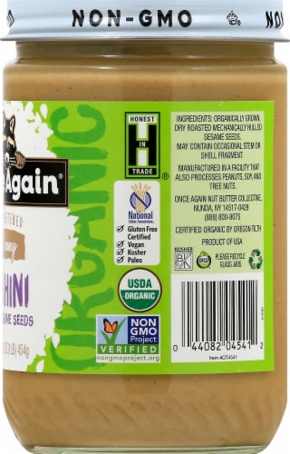 Once Again® Organic Creamy Sesame Tahini Perspective: right