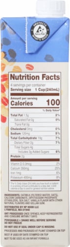 Planet Oat® Dairy Free Shelf Stable Vanilla Oat Milk Quart Perspective: right