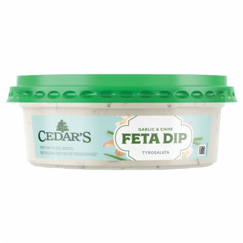 Cedar's Foods Garlic & Chive Feta Dip Perspective: right