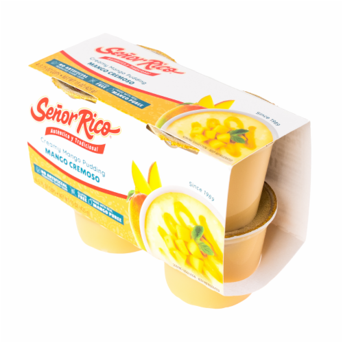 Senor Rico® Creamy Mango Pudding Cups Perspective: right