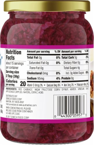 Aunt Nellie's® Sweet & Sour Red Cabbage Perspective: right