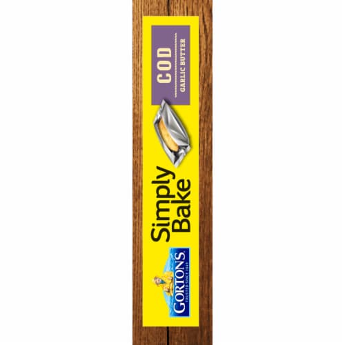Gorton's® Simply Bake Garlic Butter Cod Perspective: right