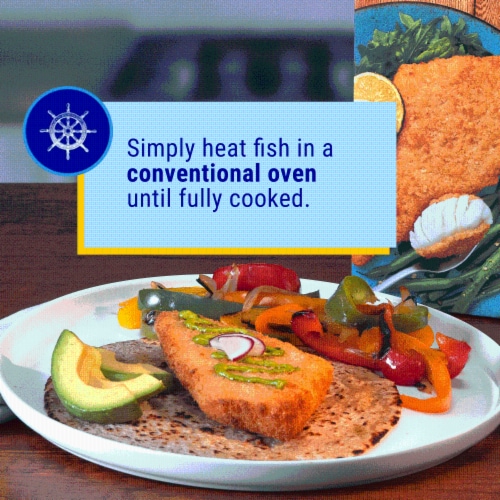 Gorton's Crunchy Panko Breadcrumbs Flounder Fillets Perspective: right