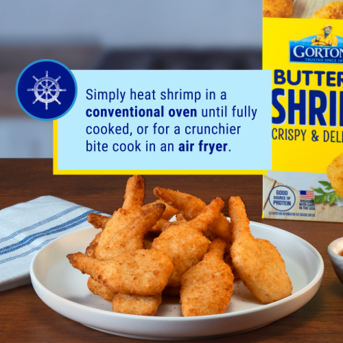 Gorton's® Butterfly Breaded Tail-On Shrimp Perspective: right