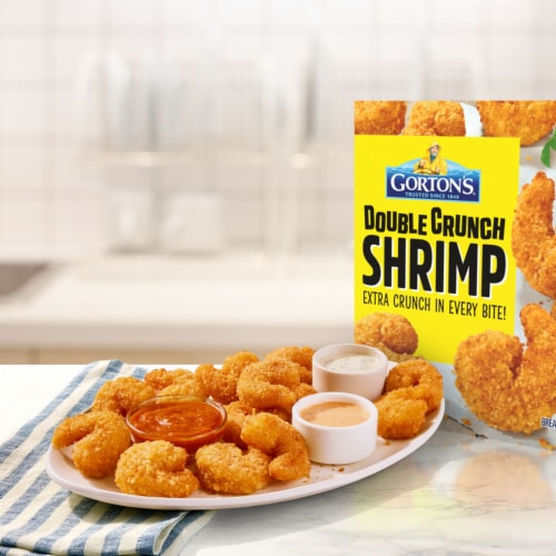 Gorton's Double Crunch Shrimp, Breaded Tail Off, Frozen Perspective: right