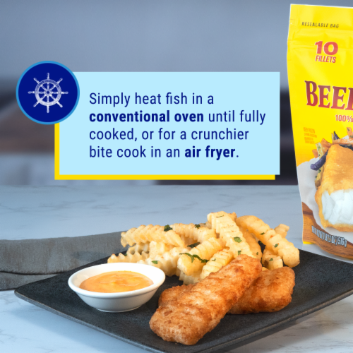 Gorton's® Beer Battered Fish Fillets, 10 ct / 18.2 oz - Kroger