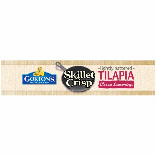 Gorton's Skillet Crisp Classic Seasonings Lightly Battered Tilapia Perspective: right
