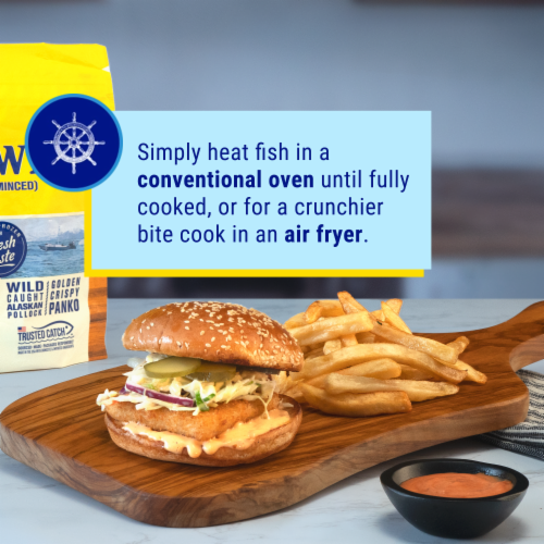Gorton's® Fish Sandwich Breaded Fish Fillets Perspective: right