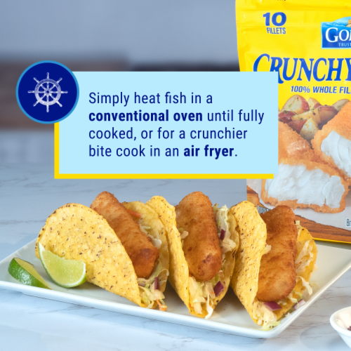 Gorton's® Crunchy Breaded Fish Fillets Perspective: right