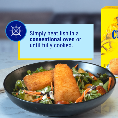 Gorton’s Crunchy Breaded Whole Fish Fillets, Crunchy Panko Breadcrumbs, Frozen Perspective: right
