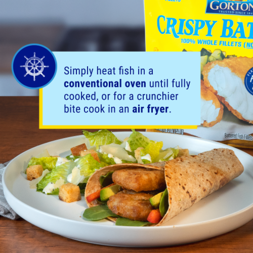Gorton's® Crispy Battered Fish Fillets Perspective: right