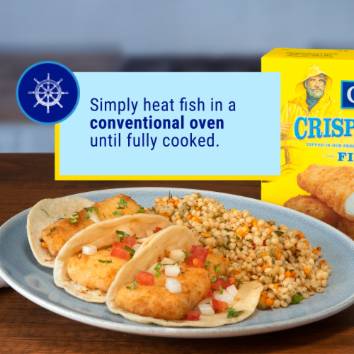Gorton’s Crispy Battered Fish Fillets, Wild Caught Fish, Frozen Perspective: right