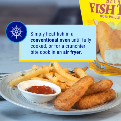 Gorton’s Beer Battered Fish Tenders 100% Whole Fish Fillets (Not Minced), Frozen Perspective: right