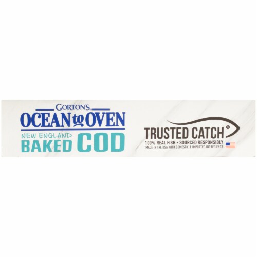 Gorton's Ocean To Oven New England Baked Cod Fish Fillets Perspective: right