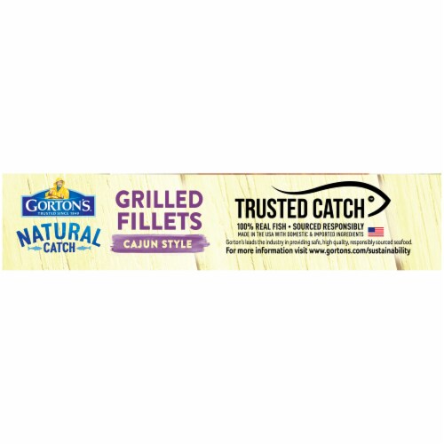 Gorton's Natural Catch Cajun Style Grilled Fish Fillets 2 Count Perspective: right