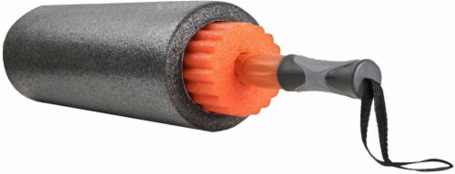 Bollinger® 3-in-1 Massage Roller - Gray/Orange Perspective: right