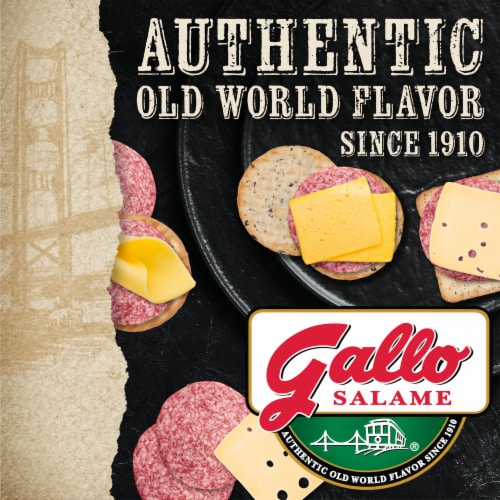 Gallo® Salame Deli Thin Sliced Italian Hard Salami Perspective: right