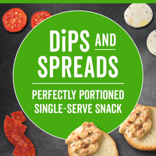 Hillshire® Snacking Dips and Spreads Pepperoni Mozzarella & Tomato Perspective: right