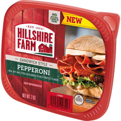 Hillshire Farm Sandwich Style Pepperoni Perspective: right