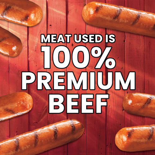 Hillshire Farm Beef Hot Links Smoked Sausage with Spicy Red Pepper Perspective: right