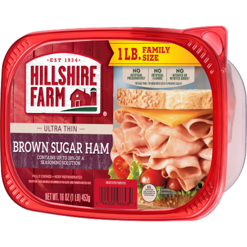 Hillshire Farm® Ultra Thin Sliced Brown Sugar Ham Lunch Meat Perspective: right