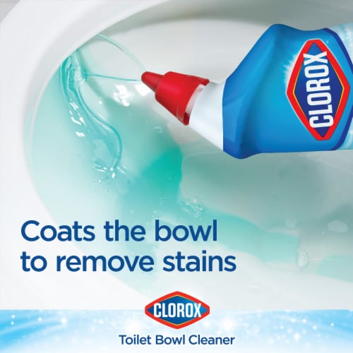 Clorox Rain Clean Bleach Toilet Bowl Cleaner Perspective: right
