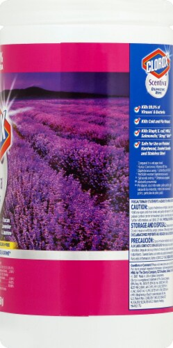 Clorox Scentiva Disinfecting Wipes - Tuscan Lavender & Jasmine Perspective: right