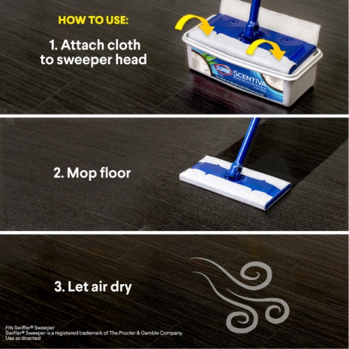 Clorox Scentiva Disinfecting Pacific Breeze and Coconut Wet Mopping Cloths Perspective: right