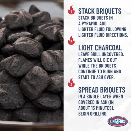 Kingsford BBQ Charcoal Briquettes with Signature Mesquite Perspective: right