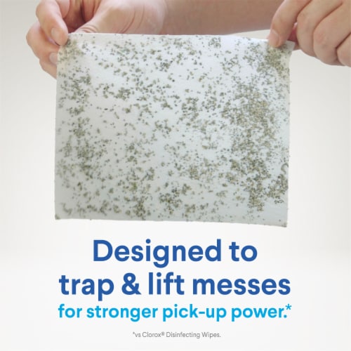 Clorox Lemon Verbena Scent Paper Towel Wipes Perspective: right