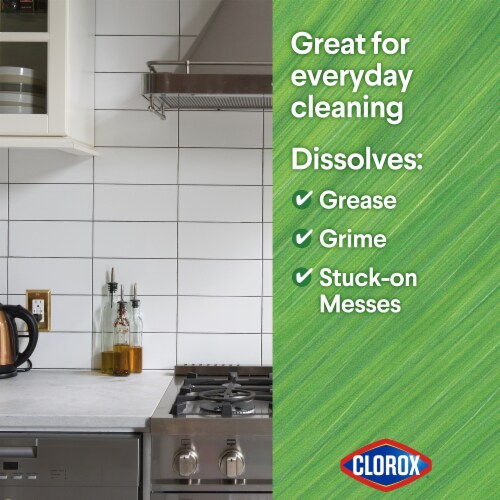 Clorox Lemon Zest Plant-Based Disinfecting Wipes Perspective: right