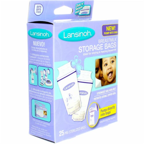 Lansinoh® Breast Milk Storage Bags Perspective: right