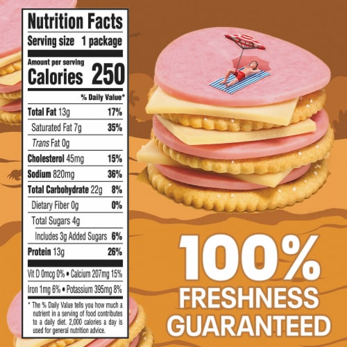 Lunchables Ham & Swiss Cracker Stackers Snack Kit Perspective: right