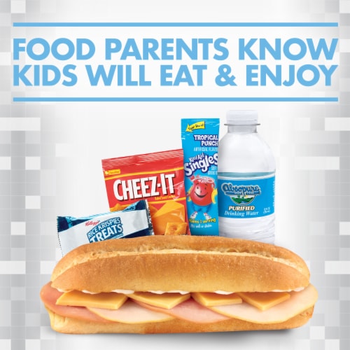 Lunchables Uploaded 6-Inch Turkey Ham & Cheese Sub Sandwich Meal Kit Perspective: right