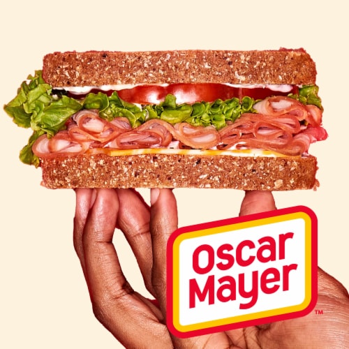 Oscar Mayer Natural Applewood Smoked Uncured Sliced Ham Deli Lunch Meat Family Size, Package Perspective: right