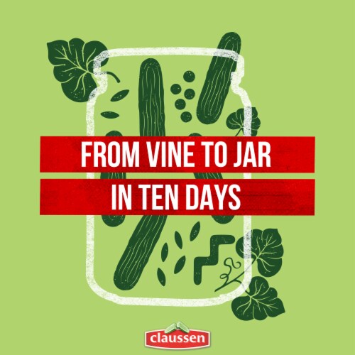 Claussen Kosher Dill Mini Pickles Perspective: right