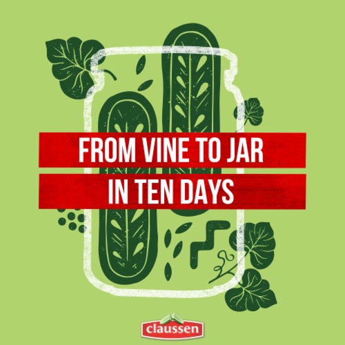 Claussen Kosher Dill Pickle Halves Perspective: right