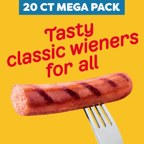 Oscar Mayer Classic Uncured Wieners Hot Dogs Mega Pack Perspective: right