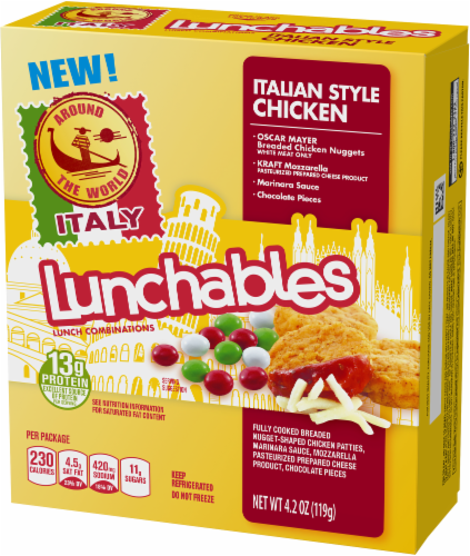 Lunchables Around The World Italian Style Chicken Tacos Perspective: right